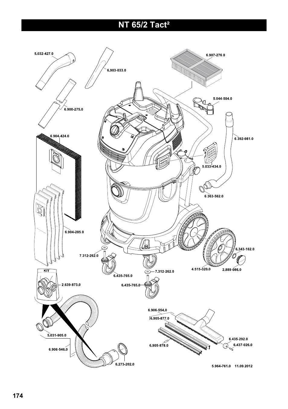 Nt 65/2 tact | Karcher NT 65-2 Tact User Manual | Page 174 / 176