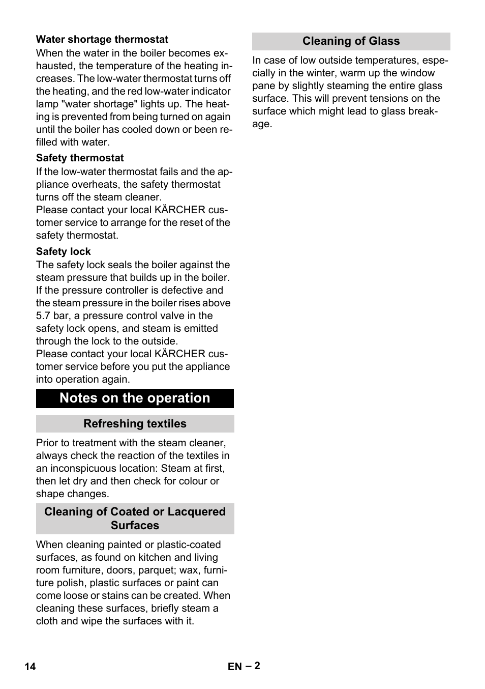 Karcher DE 4002 EU User Manual | Page 14 / 254
