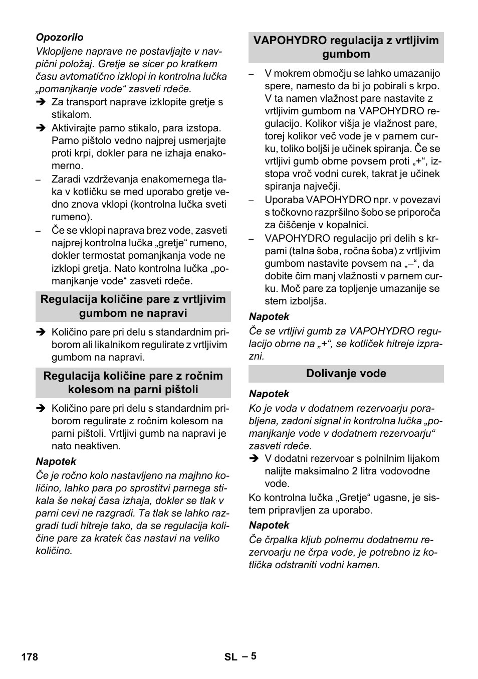 Karcher DE 4002 EU User Manual | Page 178 / 254