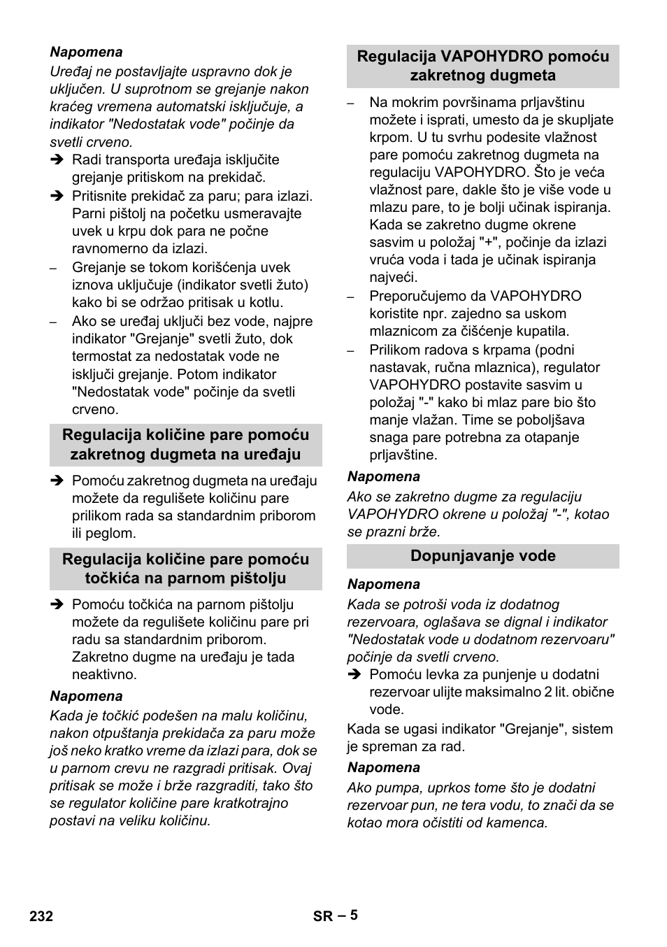 Karcher DE 4002 EU User Manual | Page 232 / 254