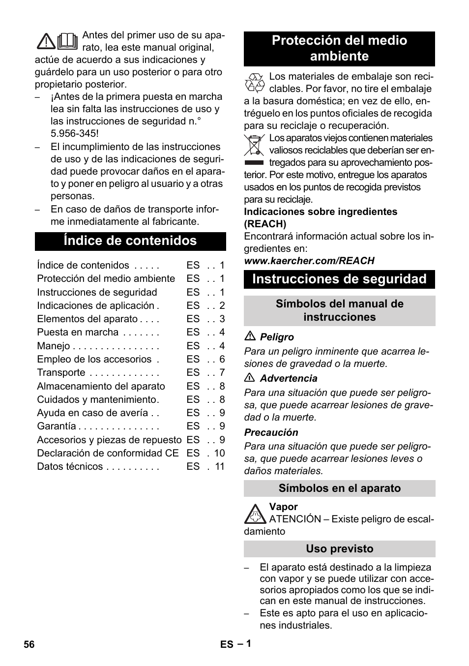 Karcher DE 4002 EU User Manual | Page 56 / 254