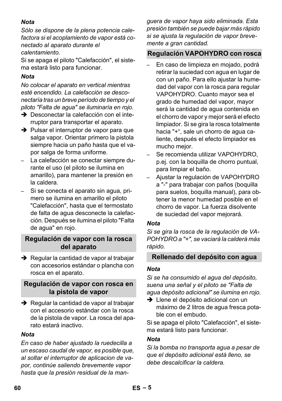 Karcher DE 4002 EU User Manual | Page 60 / 254