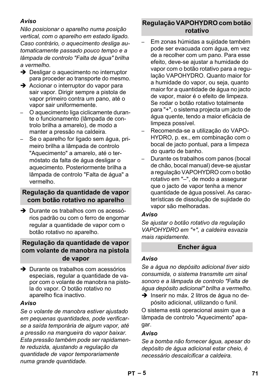 Karcher DE 4002 EU User Manual | Page 71 / 254