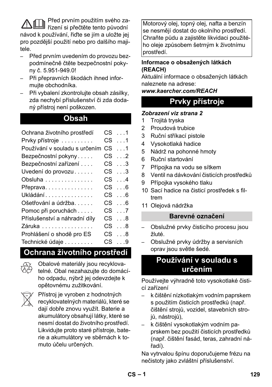 Karcher HD 728 B Cage User Manual | Page 129 / 256