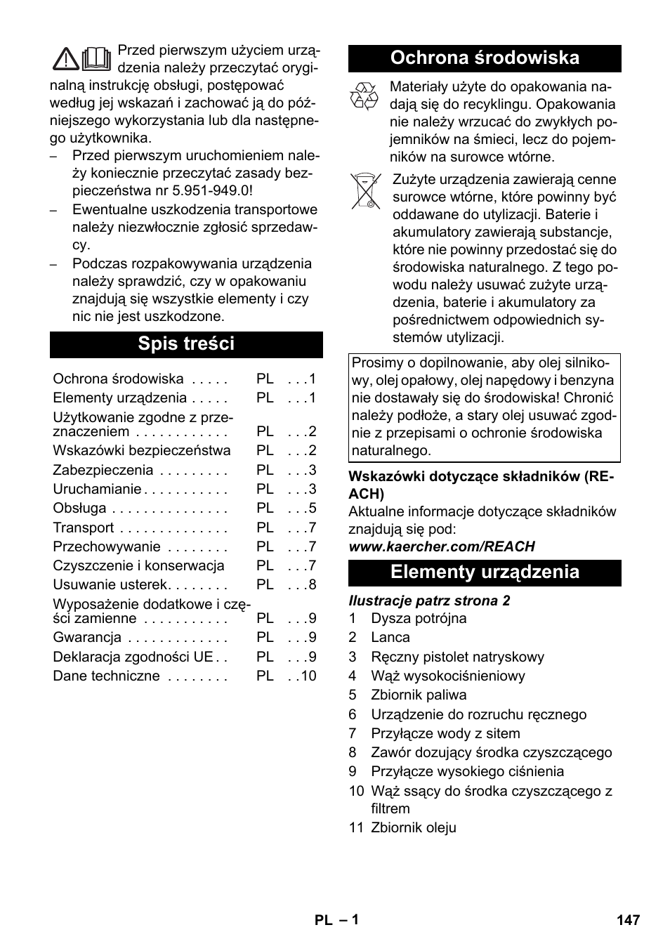 Karcher HD 728 B Cage User Manual | Page 147 / 256