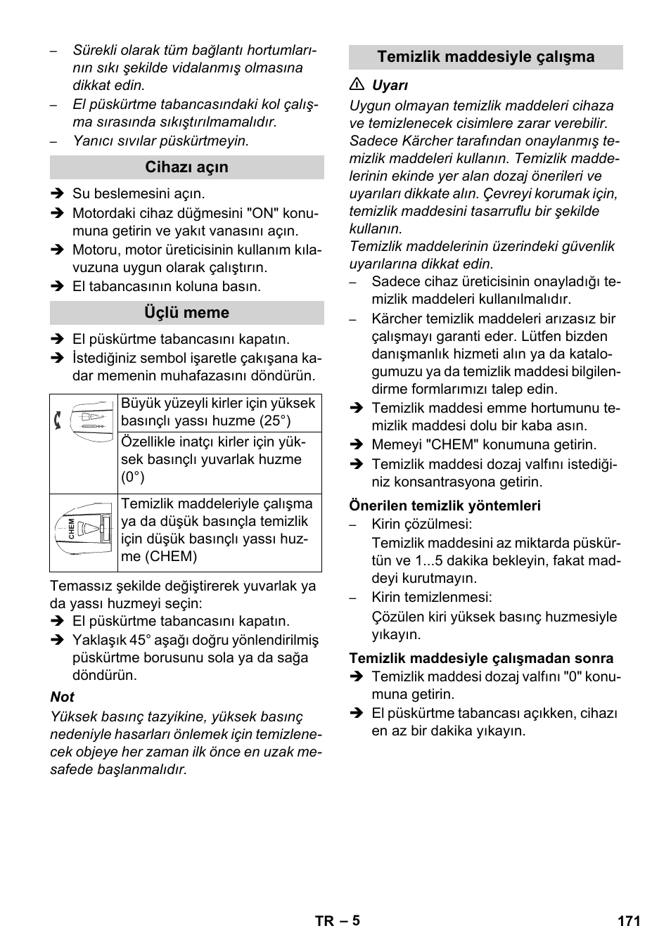 Karcher HD 728 B Cage User Manual | Page 171 / 256