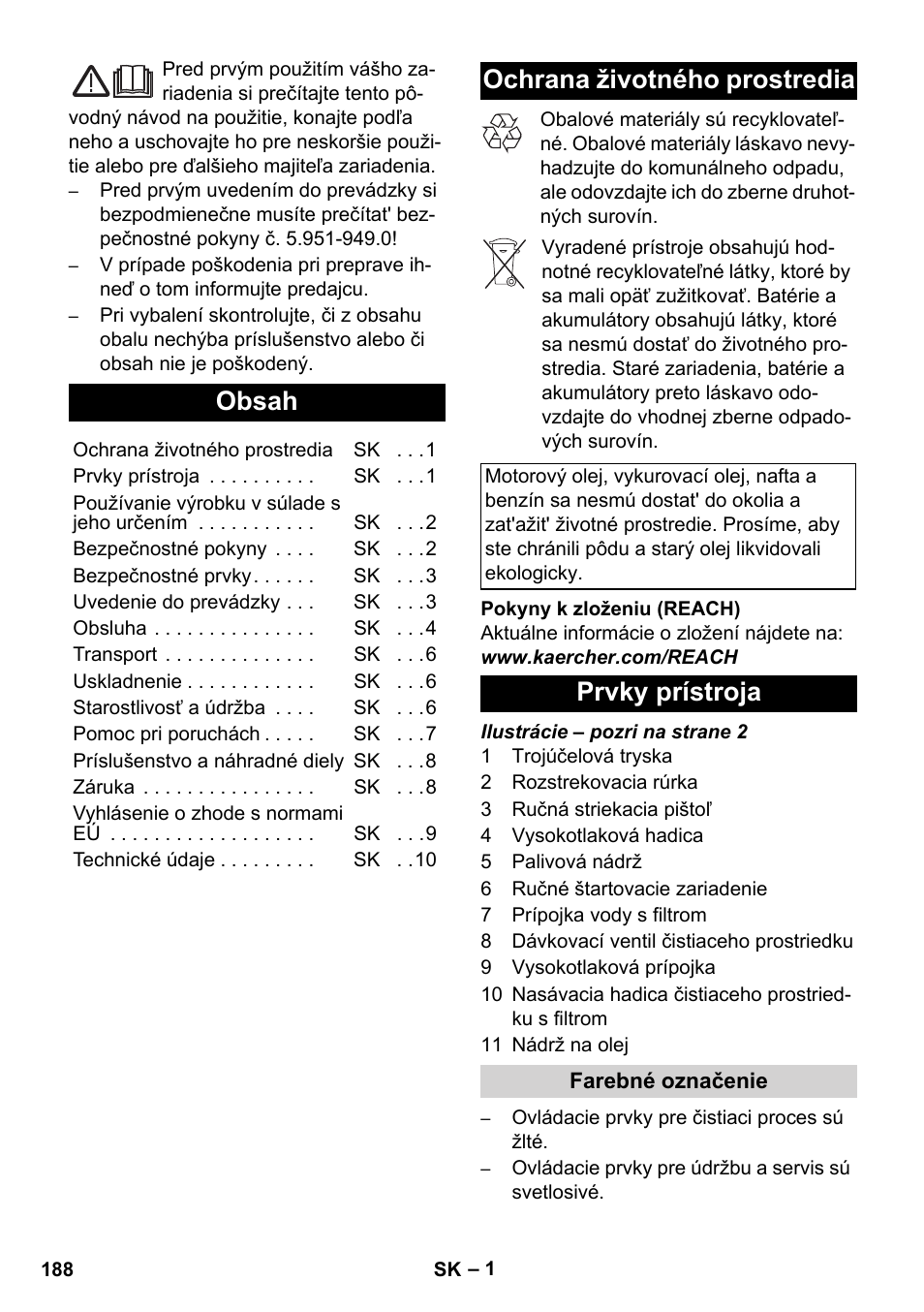 Karcher HD 728 B Cage User Manual | Page 188 / 256