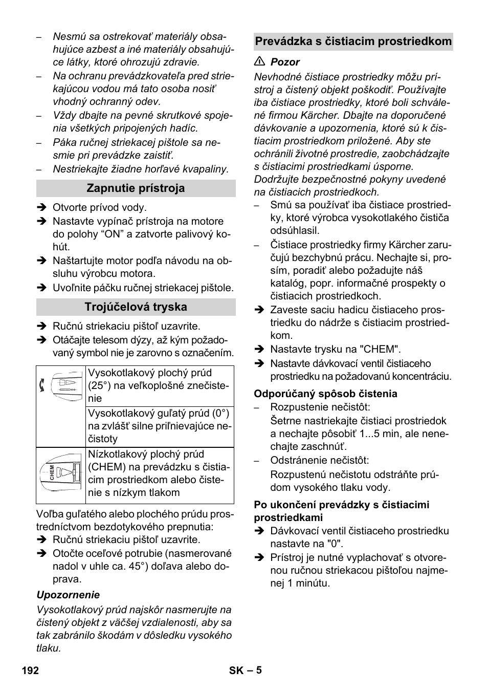 Karcher HD 728 B Cage User Manual | Page 192 / 256