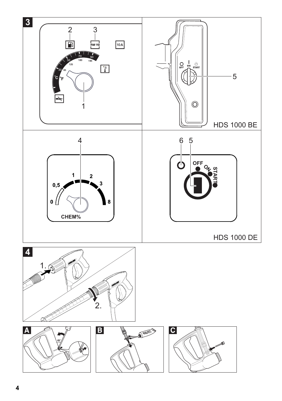 Karcher HDS 1000 Be User Manual | Page 4 / 436