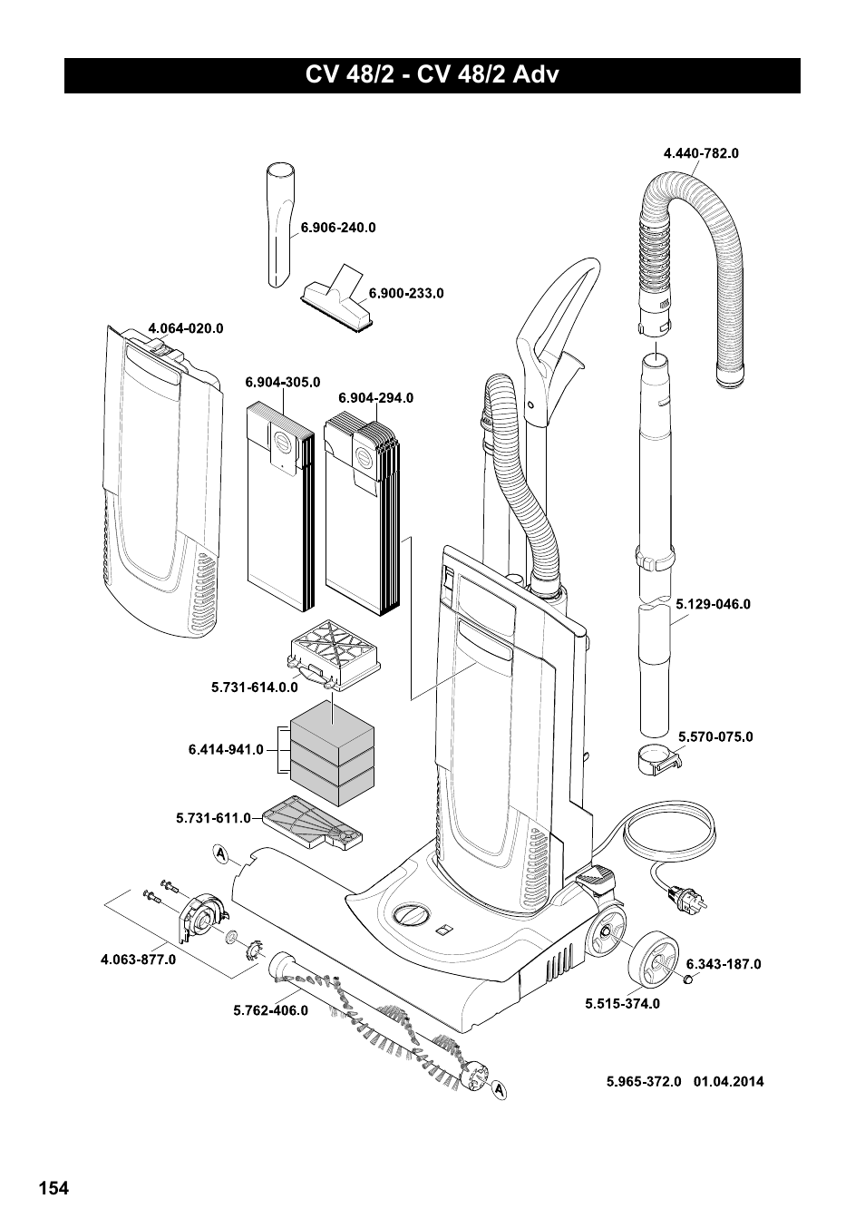 Karcher CV 38-2 Adv User Manual | Page 154 / 156