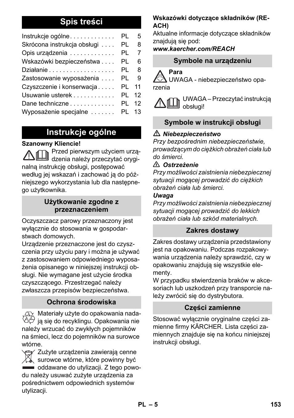 Karcher SC 2-500 C User Manual | Page 153 / 254