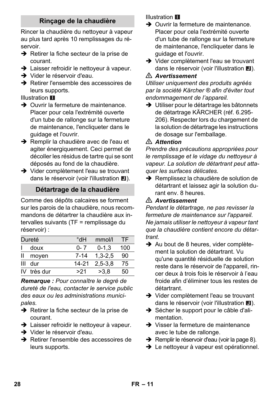 Karcher SC 2-500 C User Manual | Page 28 / 254