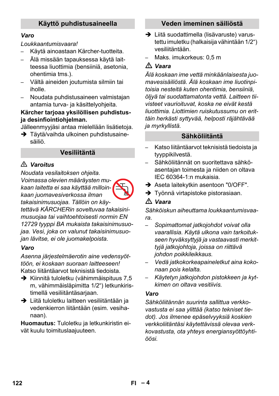 Karcher HDS 5-11 UX User Manual | Page 122 / 312