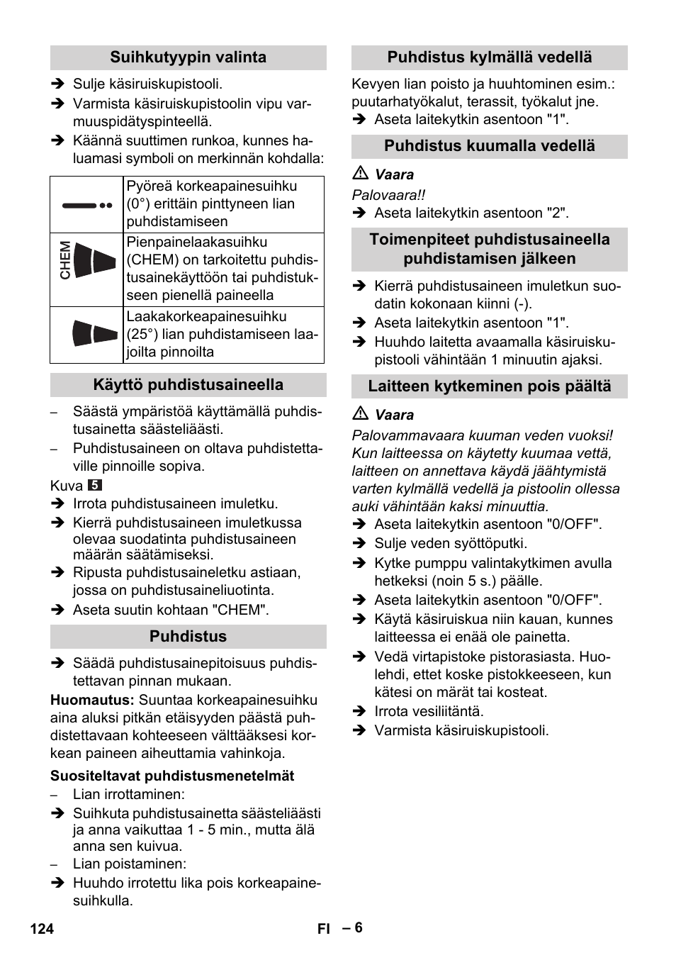 Karcher HDS 5-11 UX User Manual | Page 124 / 312