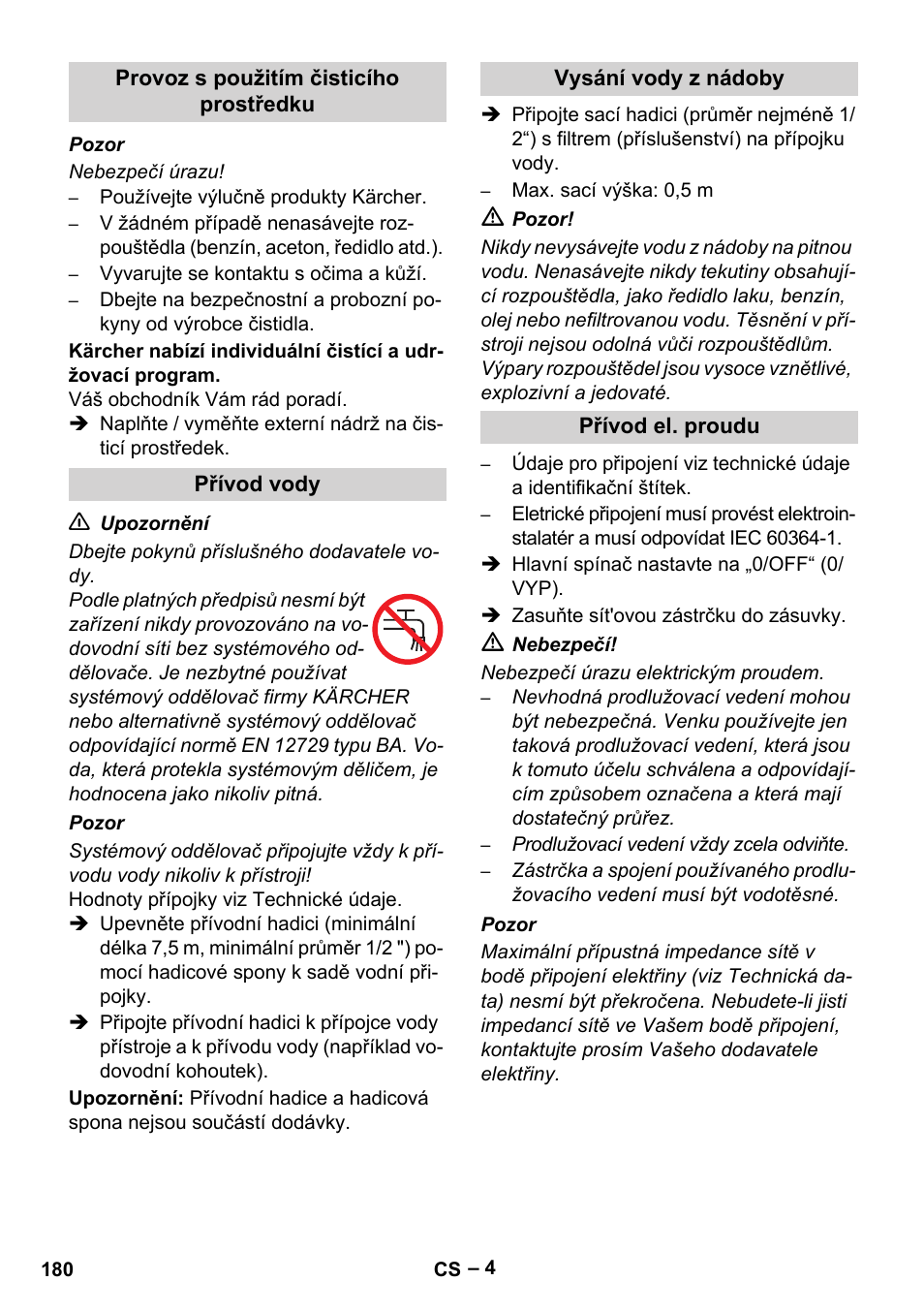 Karcher HDS 5-11 UX User Manual | Page 180 / 312