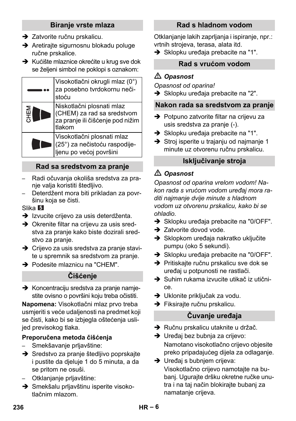 Karcher HDS 5-11 UX User Manual | Page 236 / 312