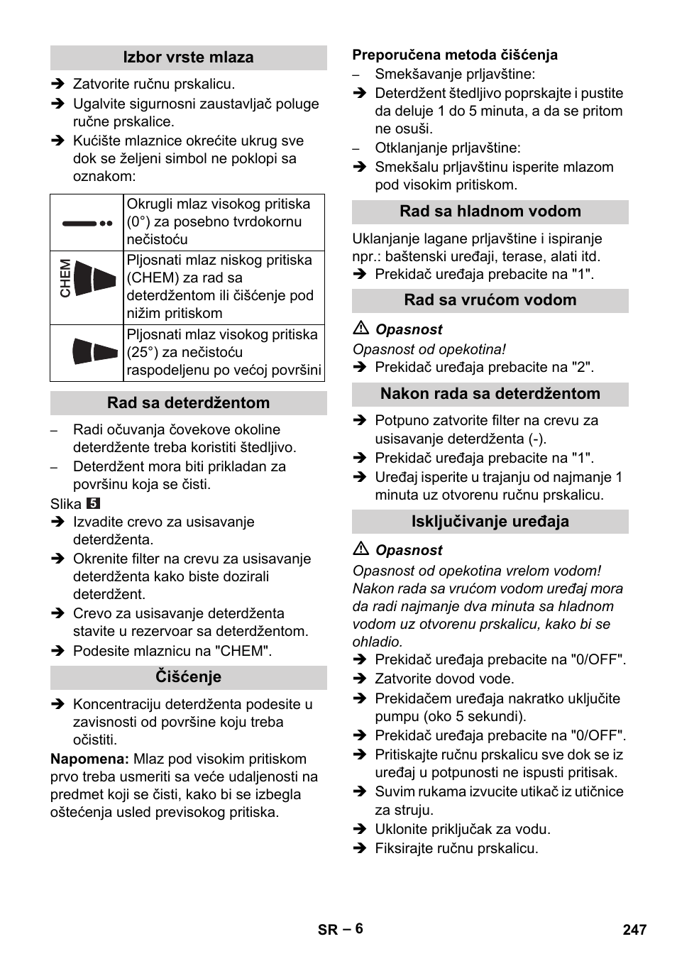 Karcher HDS 5-11 UX User Manual | Page 247 / 312