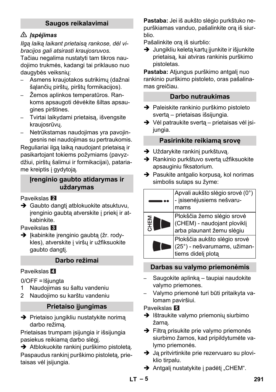 Karcher HDS 5-11 UX User Manual | Page 291 / 312