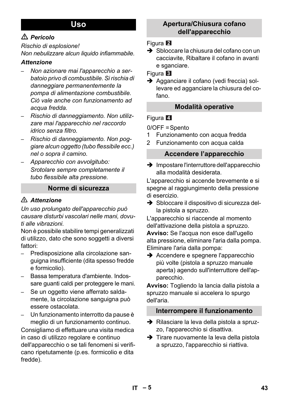 Karcher HDS 5-11 UX User Manual | Page 43 / 312