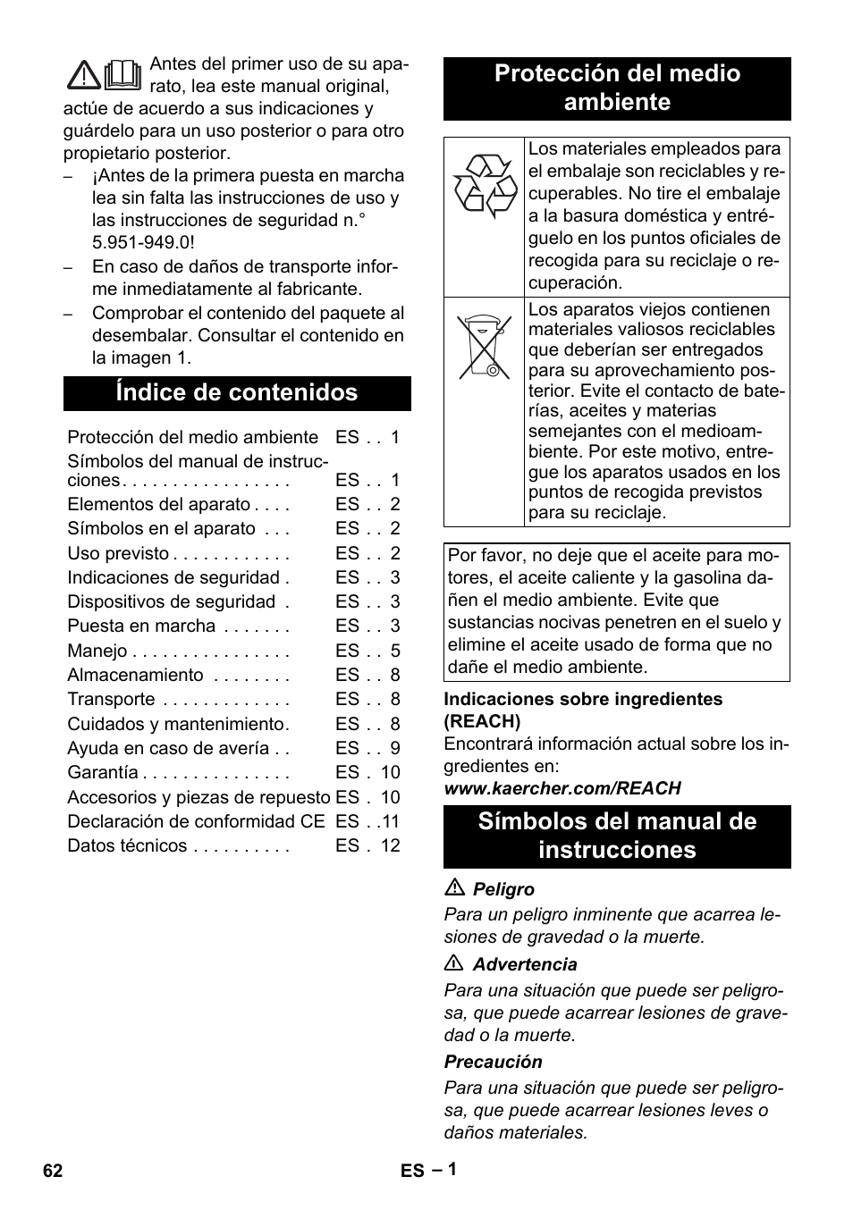 Karcher HDS 5-11 UX User Manual | Page 62 / 312