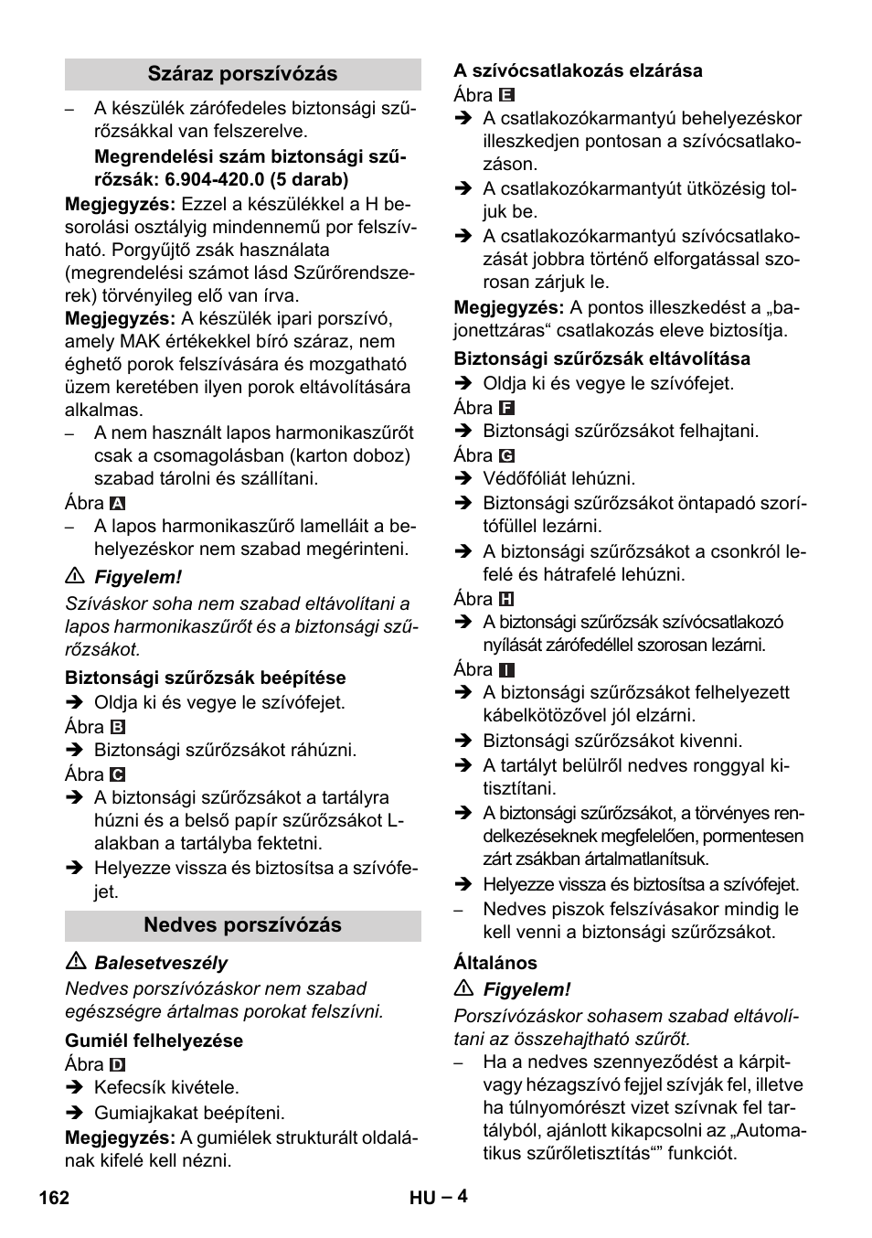 Karcher NT 75-1 Tact Me Te H User Manual | Page 162 / 308