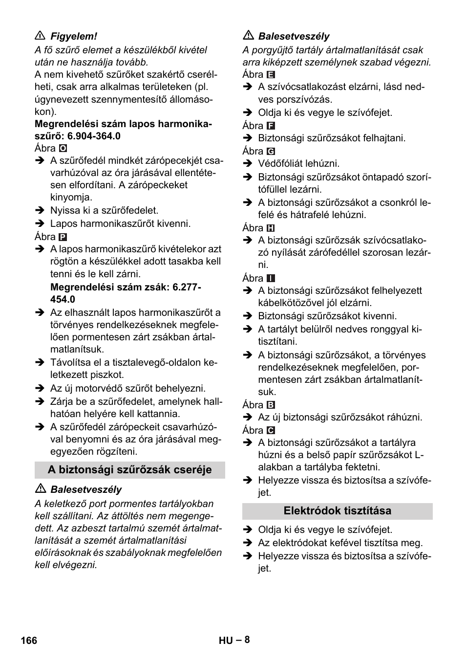 Karcher NT 75-1 Tact Me Te H User Manual | Page 166 / 308