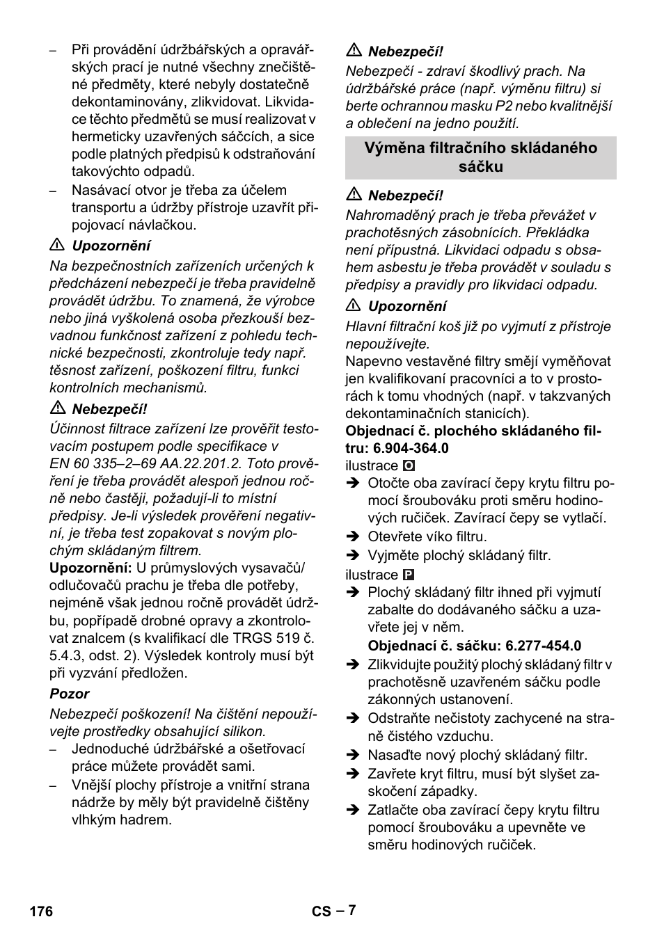 Karcher NT 75-1 Tact Me Te H User Manual | Page 176 / 308