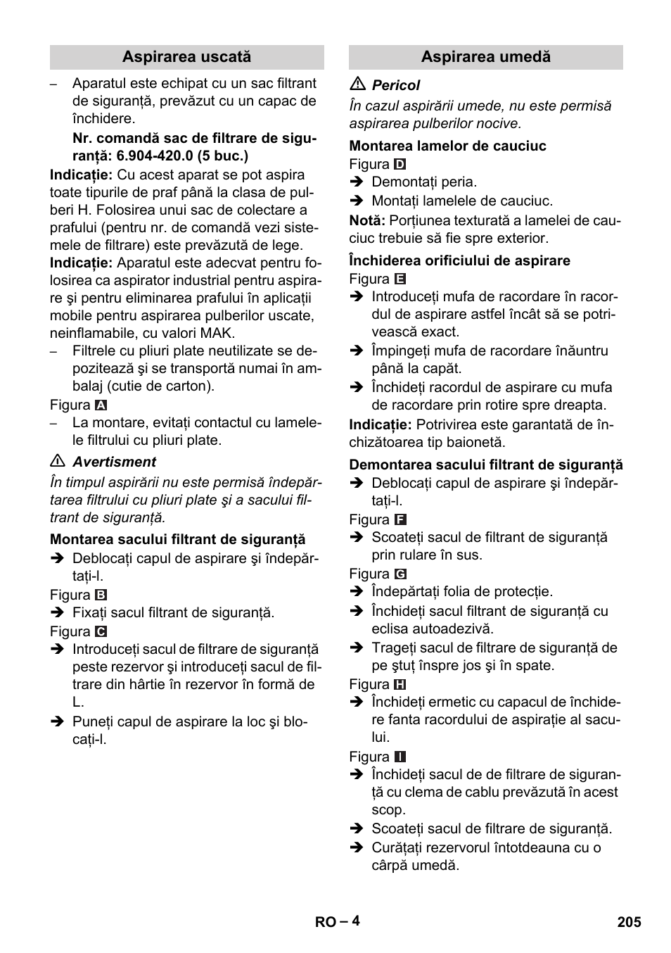 Karcher NT 75-1 Tact Me Te H User Manual | Page 205 / 308