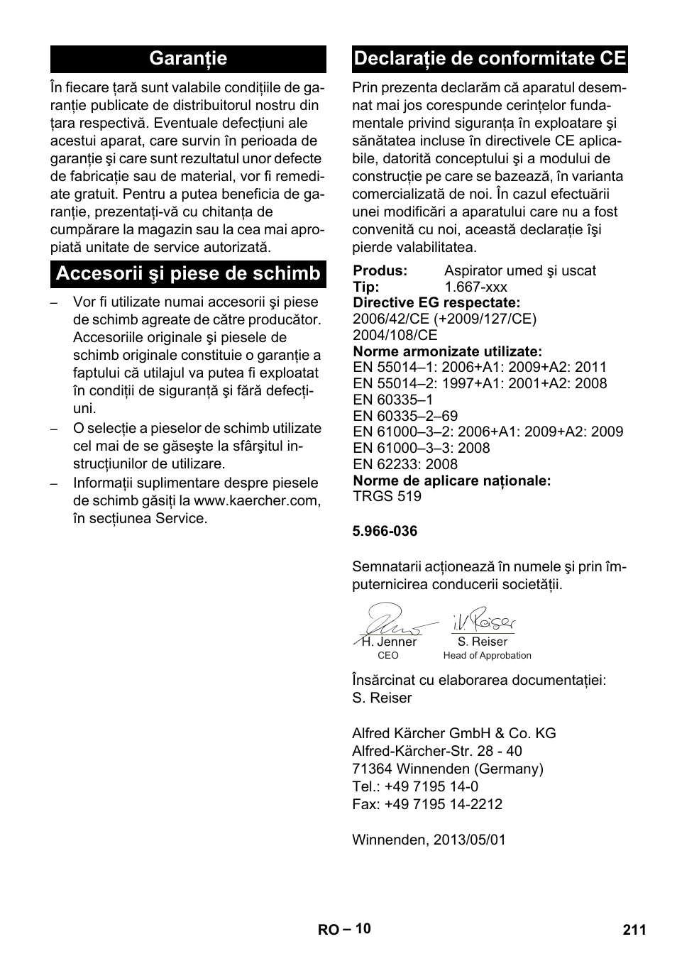 Karcher NT 75-1 Tact Me Te H User Manual | Page 211 / 308