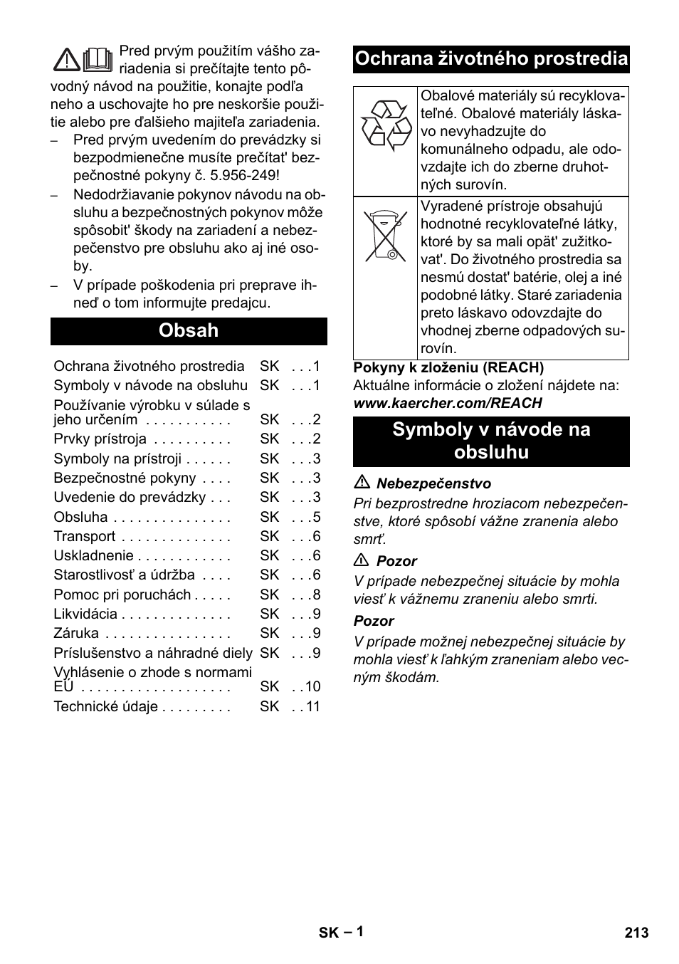 Karcher NT 75-1 Tact Me Te H User Manual | Page 213 / 308