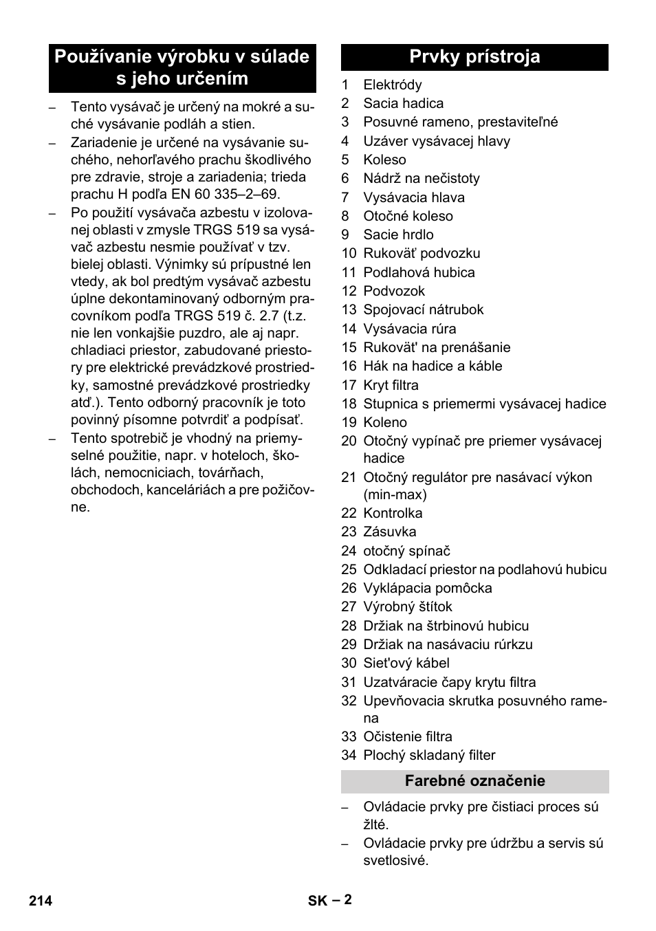 Karcher NT 75-1 Tact Me Te H User Manual | Page 214 / 308