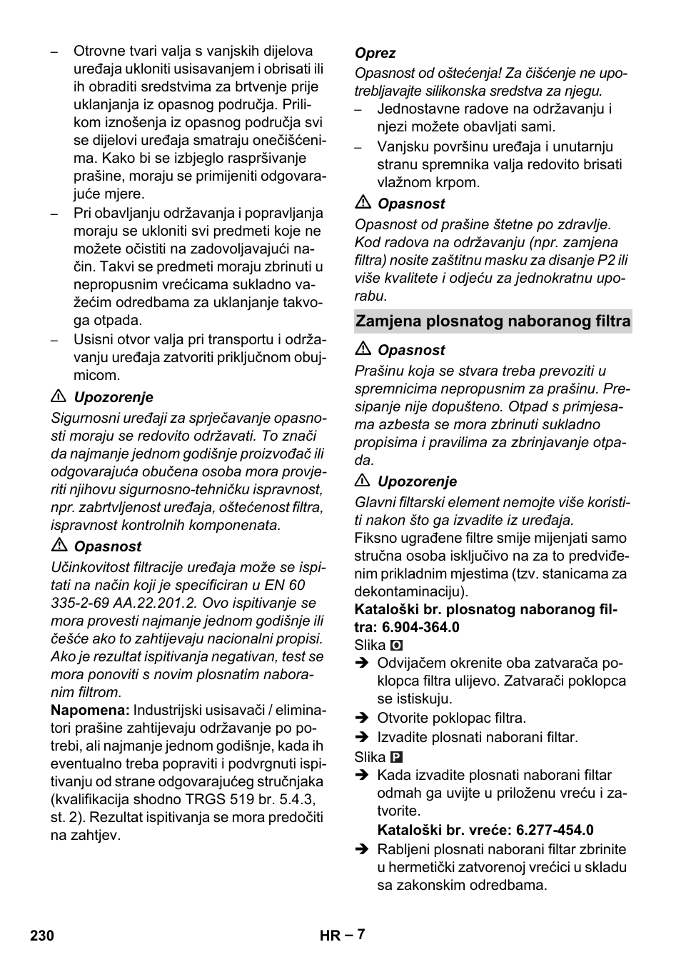 Karcher NT 75-1 Tact Me Te H User Manual | Page 230 / 308