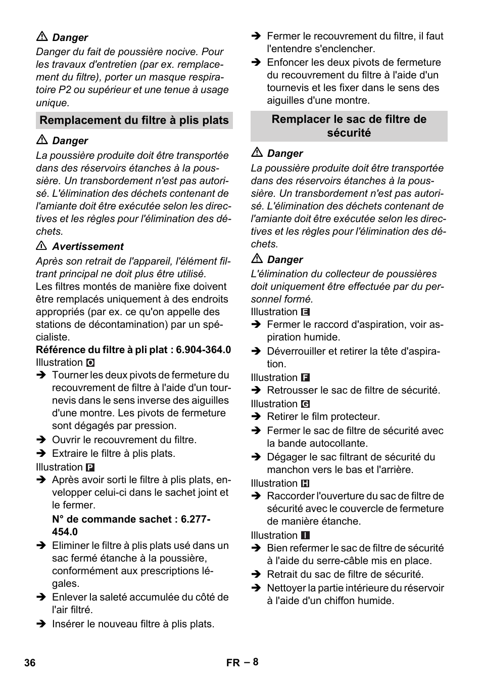 Karcher NT 75-1 Tact Me Te H User Manual | Page 36 / 308