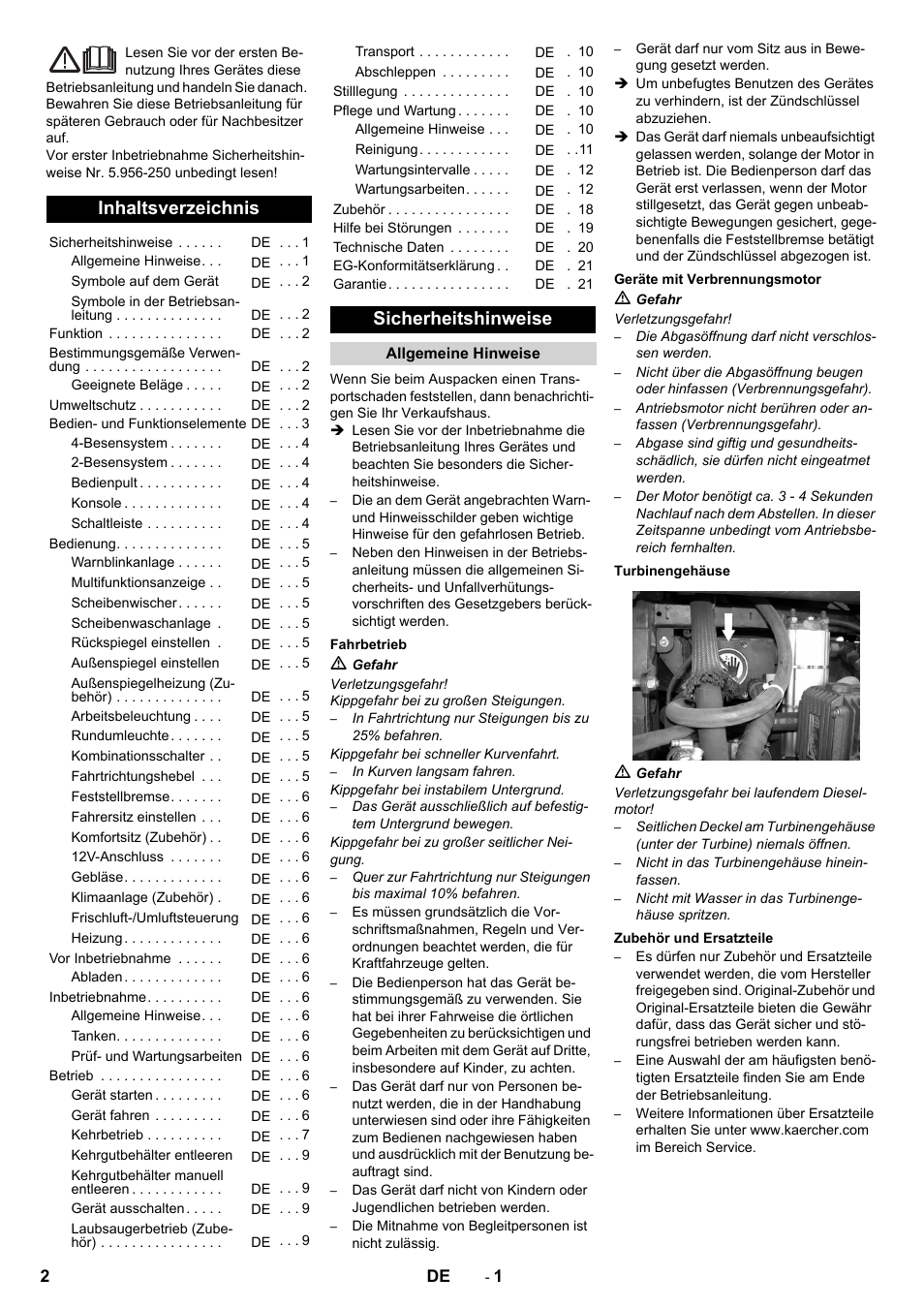 Karcher ICC 2 D ECO 2SB STAGE IIIa User Manual | Page 2 / 328