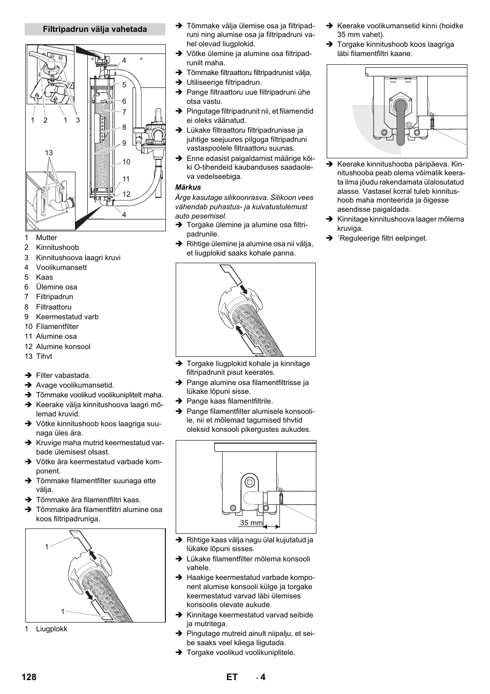 Karcher WRP 1000 ECO User Manual | Page 128 / 148