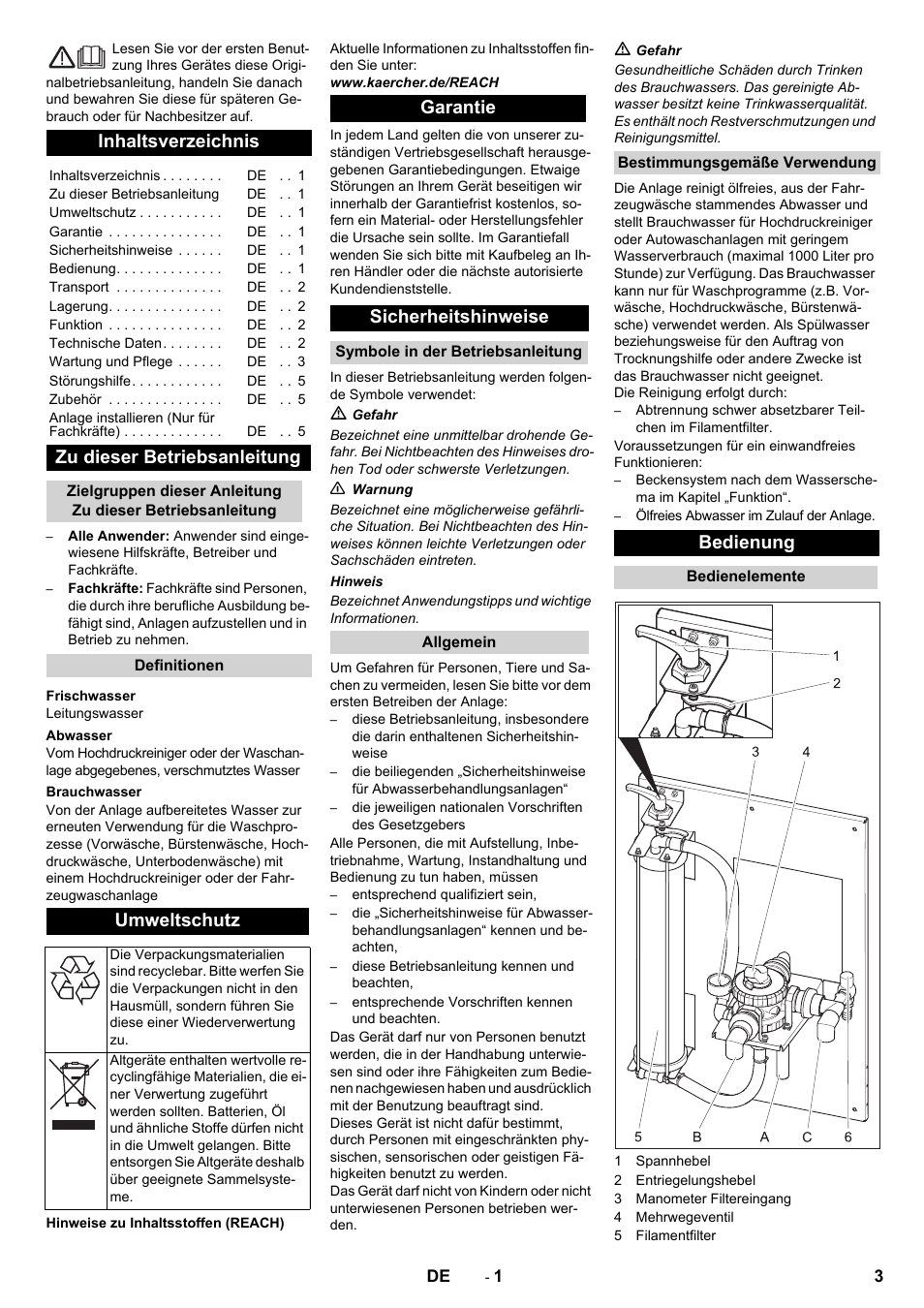 Karcher WRP 1000 ECO User Manual | Page 3 / 148