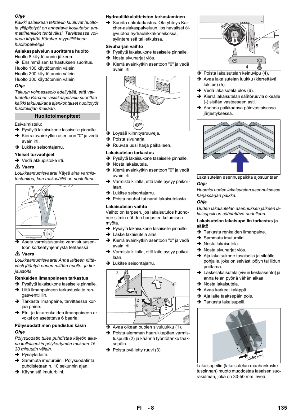 Karcher KMR 1250 BAT User Manual | Page 135 / 196