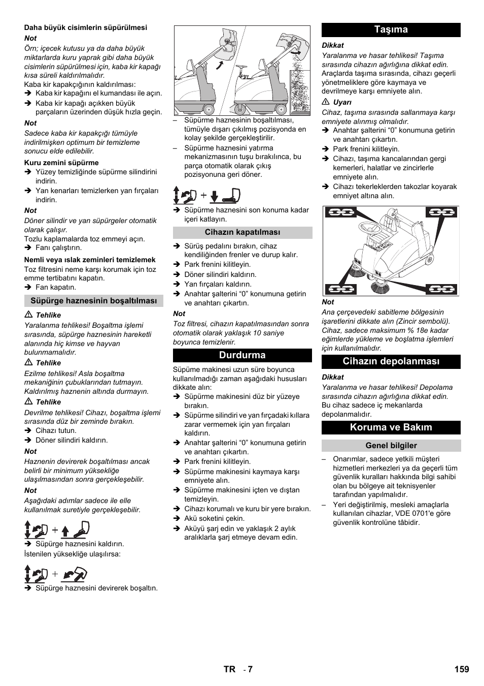 Karcher KMR 1250 BAT User Manual | Page 159 / 196