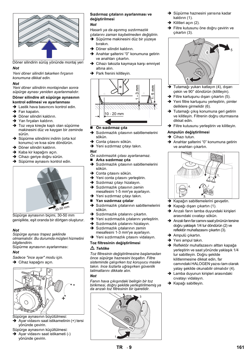 Karcher KMR 1250 BAT User Manual | Page 161 / 196