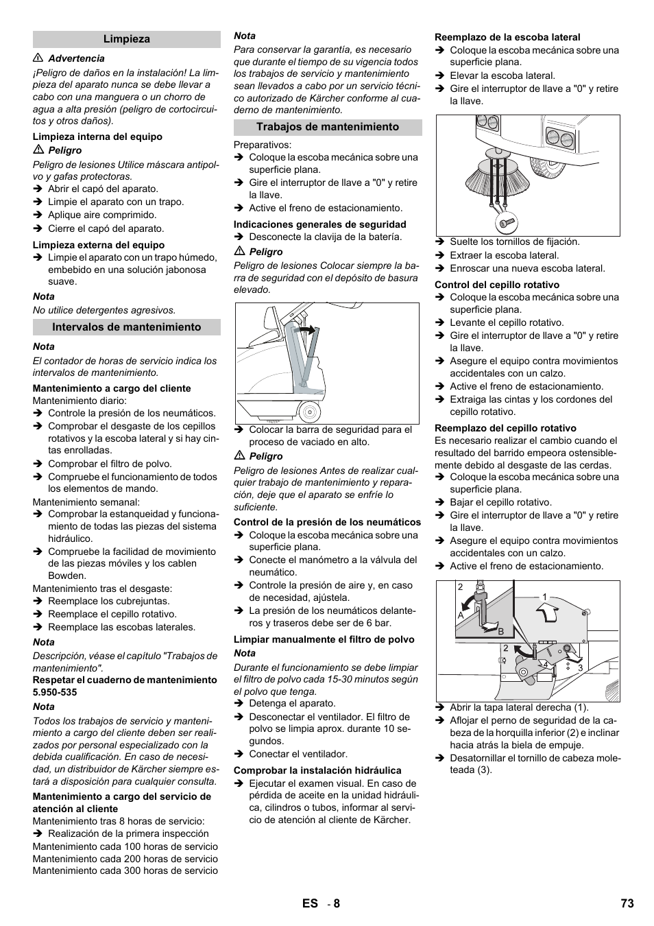 Karcher KMR 1250 BAT User Manual | Page 73 / 196