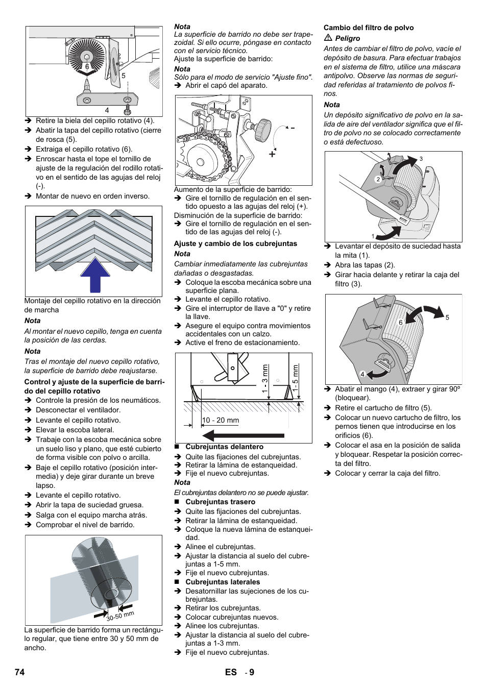 Karcher KMR 1250 BAT User Manual | Page 74 / 196