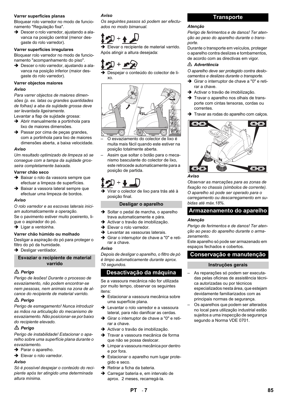 Karcher KMR 1250 BAT User Manual | Page 85 / 196