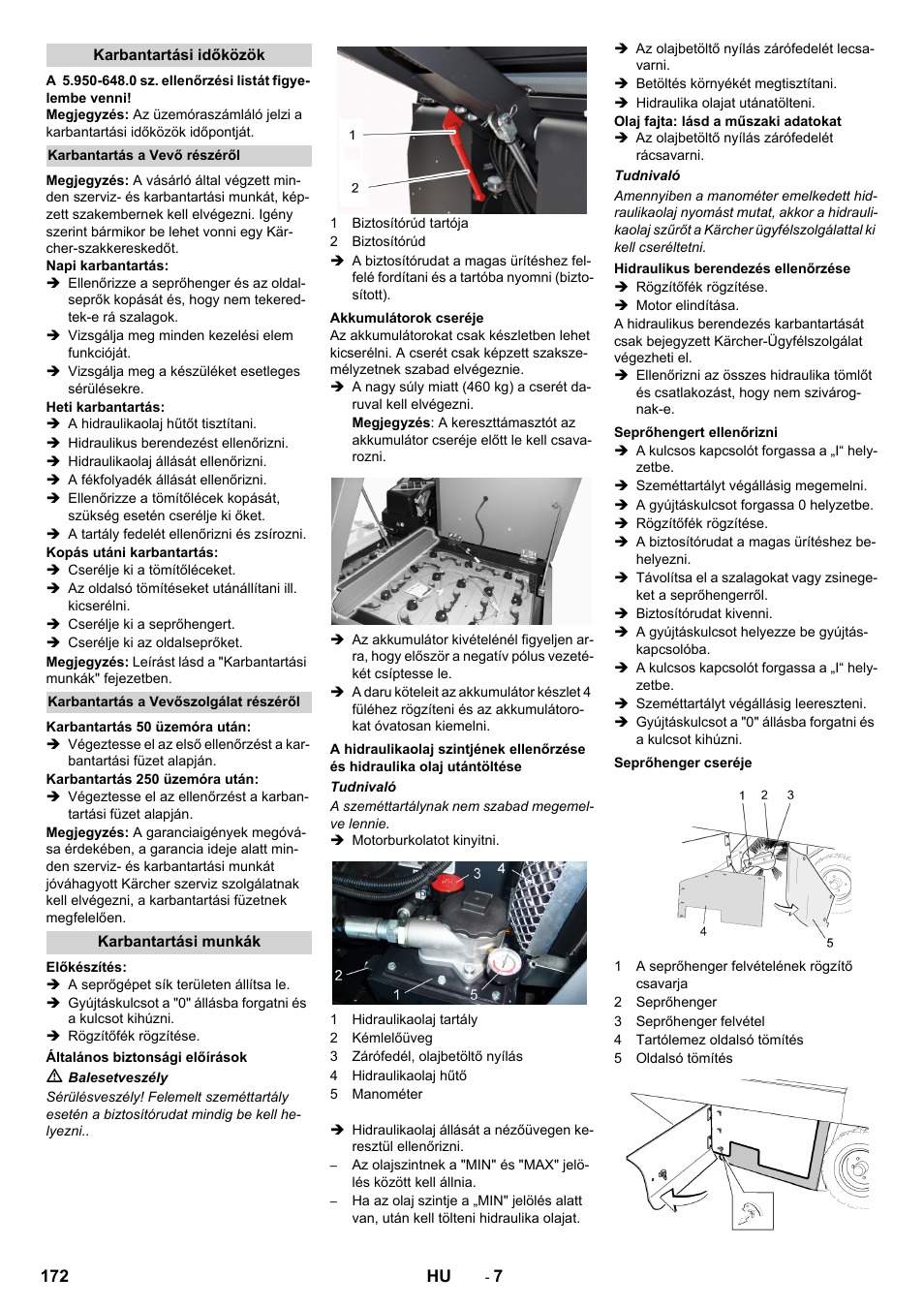 Karcher KM 130-300 BAT User Manual | Page 172 / 340