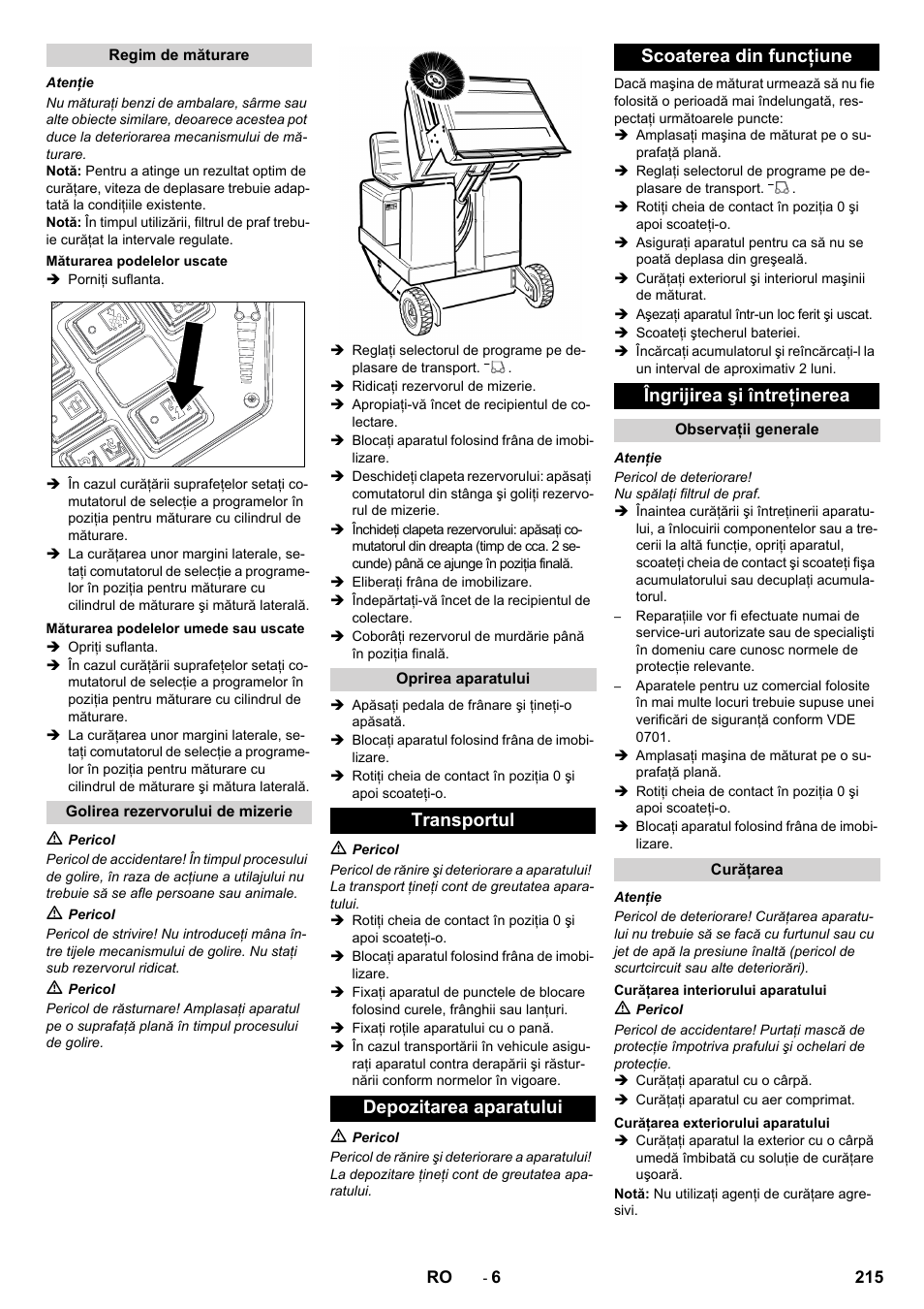 Karcher KM 130-300 BAT User Manual | Page 215 / 340