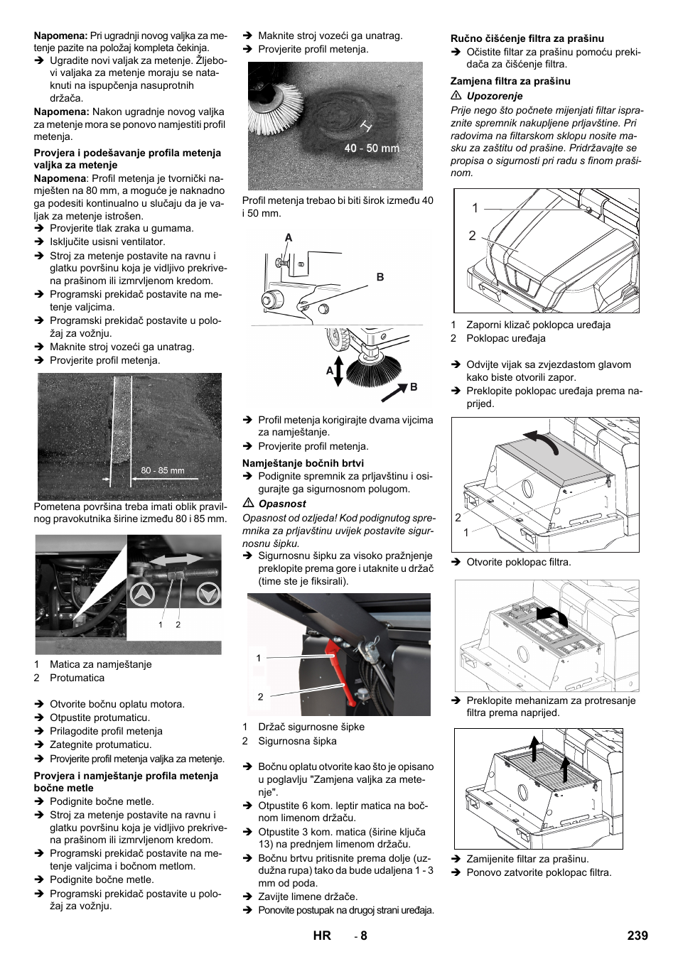 Karcher KM 130-300 BAT User Manual | Page 239 / 340