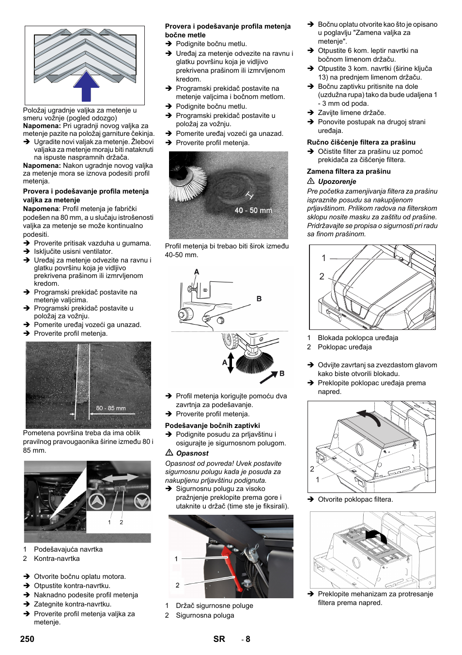 Karcher KM 130-300 BAT User Manual | Page 250 / 340