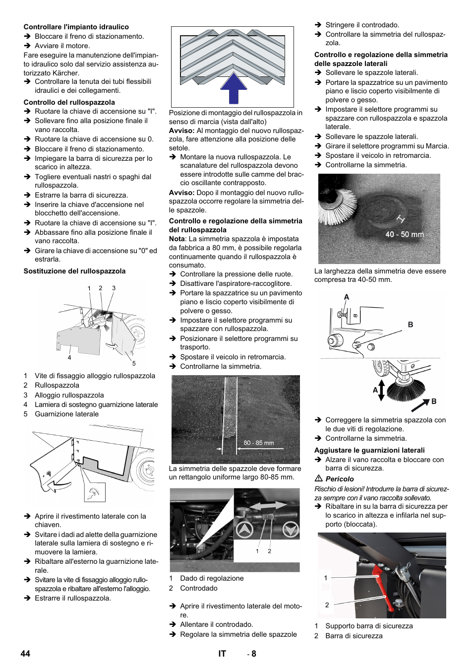 Karcher KM 130-300 BAT User Manual | Page 44 / 340