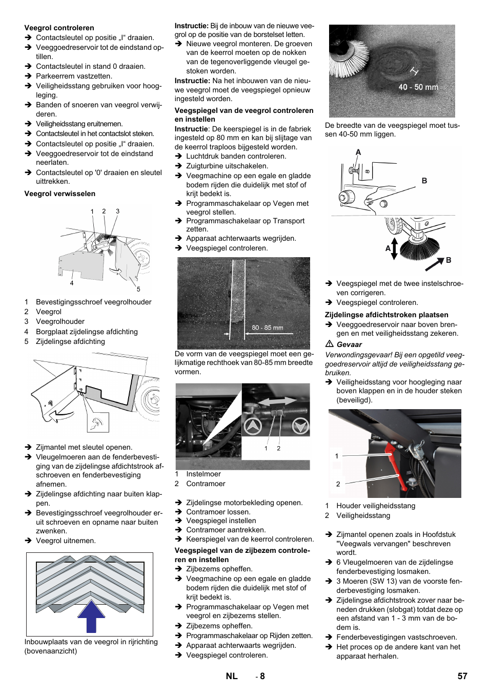 Karcher KM 130-300 BAT User Manual | Page 57 / 340