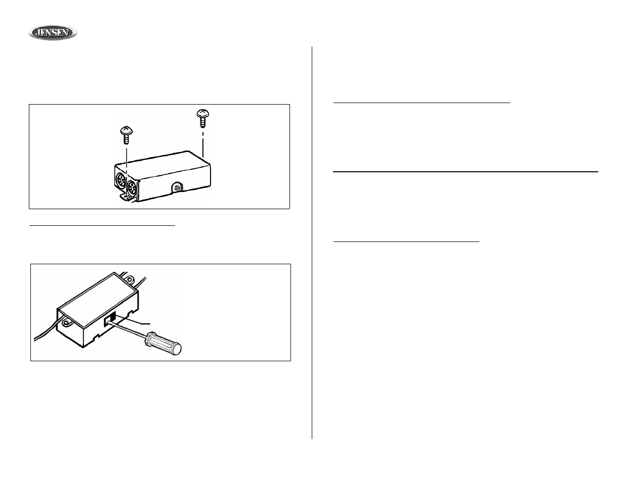 Xch10rf, Cableado (continúa), Cablage (continué) | Wiring (continued) | Audiovox XCH10RF User Manual | Page 14 / 23