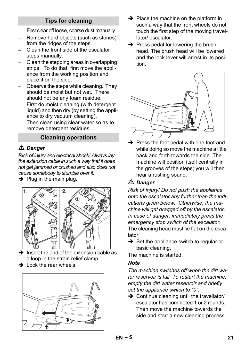 Karcher BR 47-35 ESC EU User Manual | Page 21 / 276